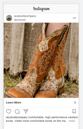 Ig display ad - boots/cloths image